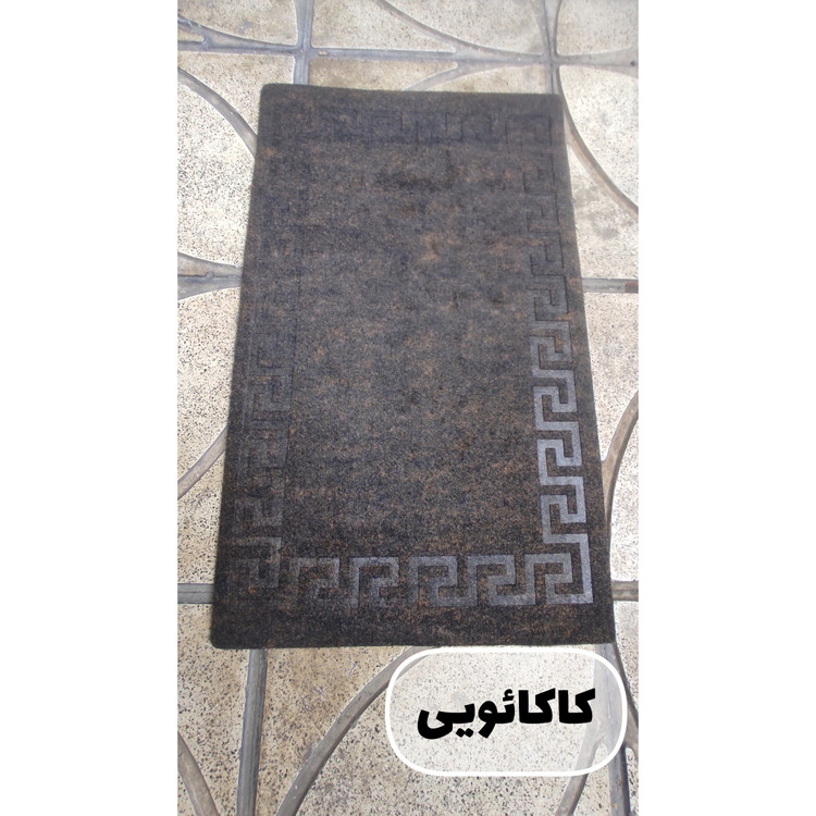 پادری مستطیل رویه موکت زیره لاستیکی طرح ورساچ