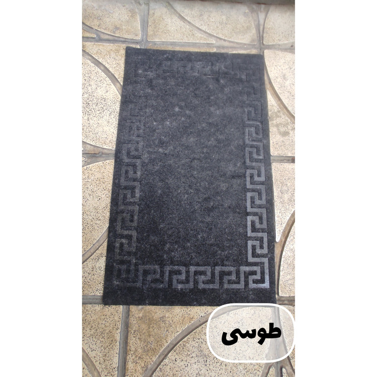 پادری مستطیل رویه موکت زیره لاستیکی طرح ورساچ